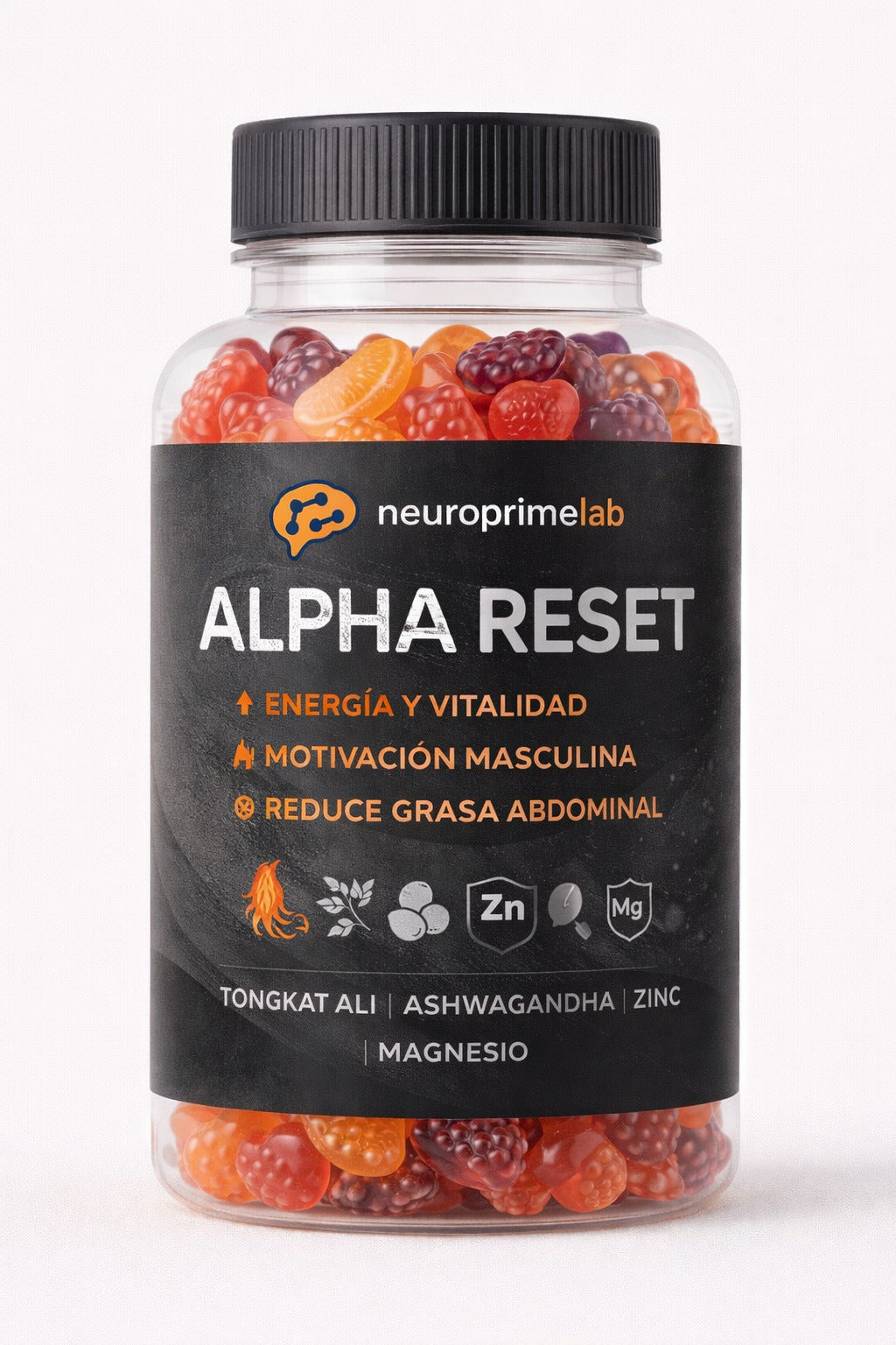 ALPHA RESET - Recupera tu Energía y tu Motivación - 60 gomitas