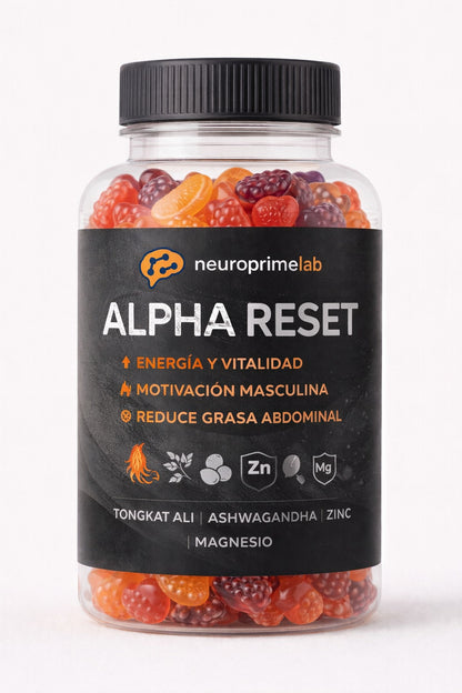 ALPHA RESET - Recupera tu Energía y tu Motivación - 60 gomitas